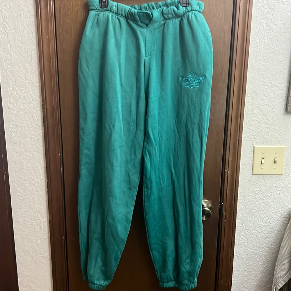 Boys Lie teal sweatpants, NWOT, size XL